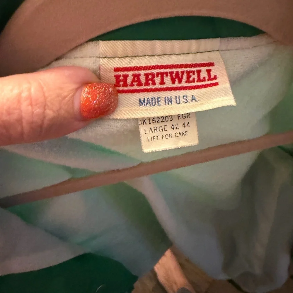 Vintage Hartwell Green Snap-Button Jacket with Gatorade Logo